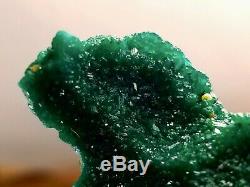 Magnifique Vert Émeraude Dioptase Crystal Cup Cluster # 13