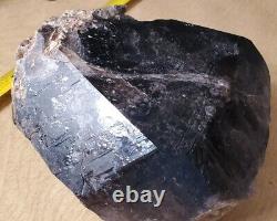 Massive 10 Livres Smoky Black Quartz Cristal Cluster Gwindel Chakra Mise À La Terre