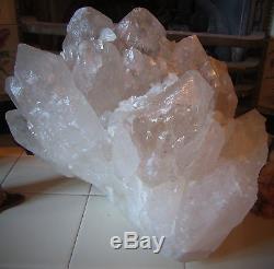 Morceau De Cristal De Quartz Blanc Brillant De 25 KG