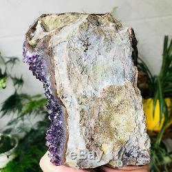 Naturel Amethyst Quartz Cluster Geode Premières Minérales Des Échantillons De Pierre De Guérison