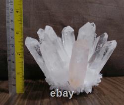 Naturel Rare Blanc Quartz Cristal Cluster Thérapie Ornement Maison Décoration De Chambre