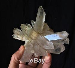 Phantom Quartz Cluster Himalaya Crystal / Mineral 130x130mm, Qualité Supplémentaire
