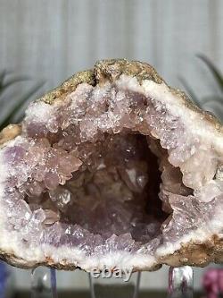 Pink Amethyst Geode Cristal Minéral Cluster Specimen Chakra Quartz Witch Love