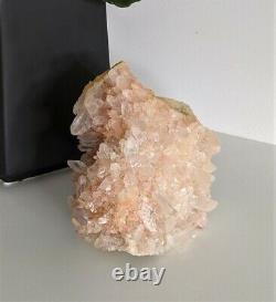 Pink Himalayan Quartz Cluster Natural Crystal /minéral 135x130mm