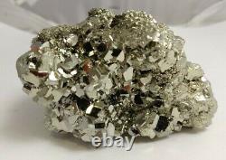 Pyrite Plat Spécimen De Cluster De Cristal, Minéraux Gros Lot, Le Pérou, 5,97 KG