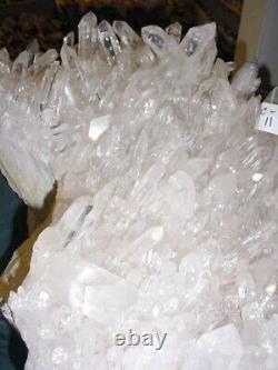 Quartz Cristal Cluster Incroyable Arkansas Large Quartz Cluster 63 Lbs