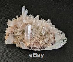 Quartz Rose De L'himalaya Cluster Cristal Naturel / 180x120mm Minérale (e1)