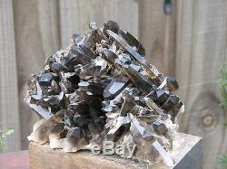 Raw Smoky Quartz Crystal Cluster 2.49 KG Collectors Item