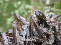 Raw Smoky Quartz Crystal Cluster 2.49 KG Collectors Item
