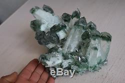 Spécimen Cluster Cristal Quartz Vert Naturel 3010g # 01