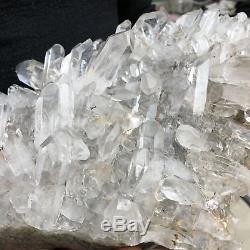Spécimen De Cristal Minéral 16.5 Tt506 Avec Cristaux Clairs De Quartz Clair Naturel De 22,7 Lb
