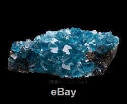 Spécimen Minéral Naturel Naturel De Cluster De Cristal De Quartz De Fluorite De Cube Bleu, Chine