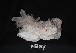 Spécimen Rare De Cluster De Cristal De Quartz Rose Tibétain De L'himalaya Aaa 4.8 KG Hq001