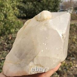 Spécimens Minéraux Bruts À Pointe De Cristal De Quartz Blanc Naturel 4,6lb