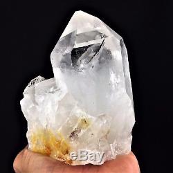 Spécimique Cluster De Cristal De Quartz Transparent Naturel 2,7 Lb Grande Pierre Du Brésil
