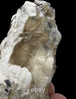 Sprie Scolecite Sur La Stilbite Blanc Plus Rare! Specimen Minéral De Cristal Naturel USA