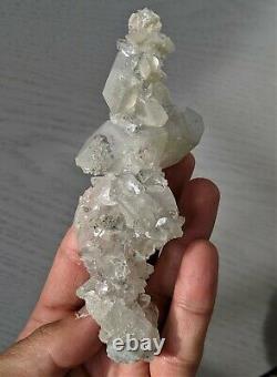 Stalactite Apophyllite Cluster Pointu Dt Crystal (140x60mm)