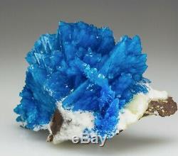 Superbe Bleu Turquoise De Cristal Cavansite Cluster, Wagholi Pune Inde Quarries