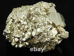 Un Énorme Amas De Cristal De Pyrite Rhombique Du Pérou! 2522gr