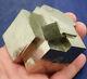 Un Énorme! Très Belle 100% Naturel Étagé Pyrite Cube De Cristal Cluster! Espagne 584gr