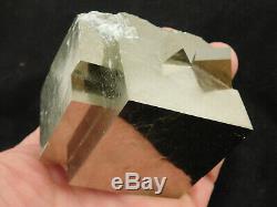Un Géant! 100% Naturel Étagé Pyrite Cube De Cristal Cluster! De Espagne 765gr