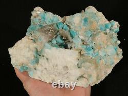 Un Gros! Cluster 100% Naturel En Cristal Amazonite Avec Smoky Quartz! Colorado 2383gr