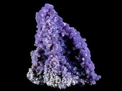 XL 5.1 Agate De Raisin Violet Cristal Botryoïdal Cluster Naturel Sulawesi Minéral